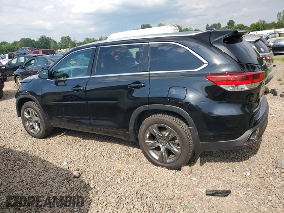 2019 Toyota Highlander Limited with VIN 5TDDZRFH3KS924540, listed as a Copart auction lot 64001705 with 128,356 mi miles and Salvage title. Bid and sale history available at DreamBid. Image 2.