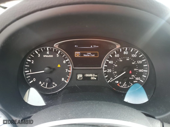 2015 Nissan Altima 2.5 S with VIN 1N4AL3AP1FN909018, listed as a Copart auction lot 48307955 with 136,863 mi miles and Salvage Title. Bid and sale history available at carsss.com. Image 9.