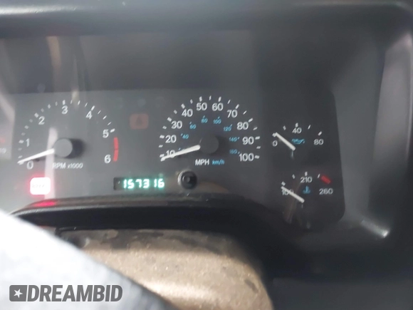 1998 Jeep Wrangler SE with VIN 1J4FY29P2WP733255, listed as a IAAI auction lot 41554602 with 157,316 mi miles. Bid and sale history available at carsss.com. Image 7.