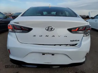 2018 Hyundai Sonata Hybrid SE with VIN KMHE24L3XJA080086, listed as a Copart auction lot 87439294 with 80,343 mi miles and Salvage Title. Bid and sale history available at carsss.com. Image 6.
