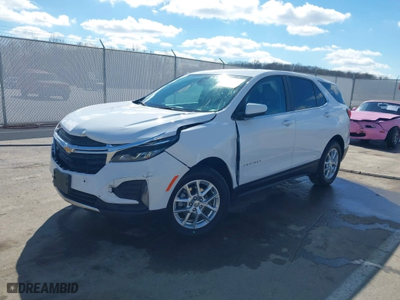 2024 Chevrolet Equinox LT with VIN 3GNAXUEG7RL272971, listed as a IAAI auction lot 41734188 with 23,245 mi miles. Bid and sale history available at carsss.com. Image 17.