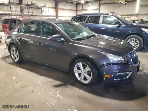 2015 Chevrolet Cruze LT with VIN 1G1PE5SB1F7156567, listed as a Copart auction lot 46918105 with 128,990 mi miles and Salvage Title. Bid and sale history available at carsss.com. Image 4.