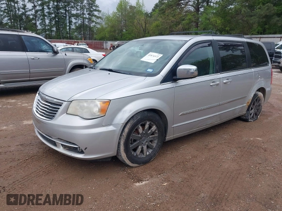 2011 Chrysler Town & Country Touring-L with VIN 2A4RR8DGXBR734005, listed as a IAAI auction lot 41874573 with 170,215 mi miles. Bid and sale history available at carsss.com. Image 2.