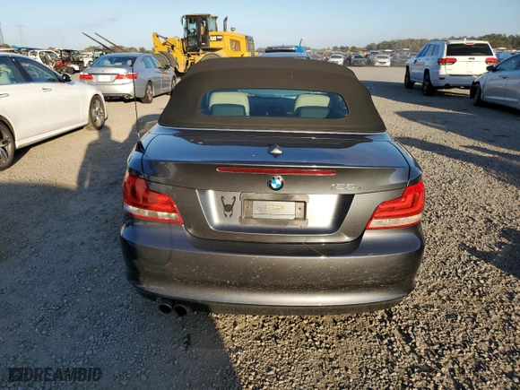 2013 BMW 1 Series 128i with VIN WBAUL7C53DVU09527, listed as a Copart auction lot 84721024 with 6,986 mi miles and Salvage Title. Bid and sale history available at carsss.com. Image 6.