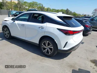 2024 Lexus RX 350h with VIN 2T2BBMCA2RC041498, listed as a IAAI auction lot 42267376 with 14,263 mi miles and . Bid and sale history available at DreamBid. Image 3.
