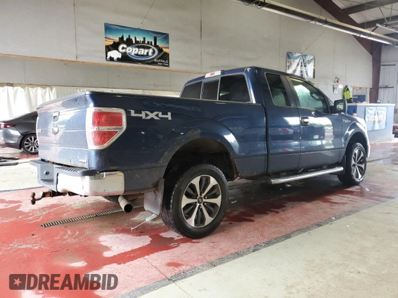 2013 Ford F-150 XL with VIN 1FTFX1EF8DFB28028, listed as a Copart auction lot 59895505 with 153,418 mi miles and Salvage title. Bid and sale history available at DreamBid. Image 3.
