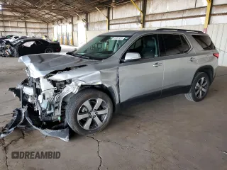 2019 Chevrolet Traverse LT z VIN 1GNERHKWXKJ222285, wystawiony jako Copart lot #53981955 z przebiegiem 109 303 mil mil oraz Szkoda całkowita • Salvage title. Historia ofert i sprzedaży dostępna na DreamBid. Obrazek 1.