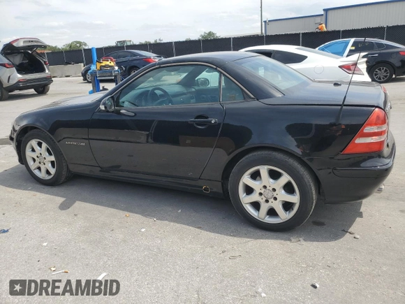 2003 Mercedes-Benz SLK 230 Kompressor with VIN WDBKK49F13F277323, listed as a Copart auction lot 53980515 with 174,276 mi miles and Salvage Title. Bid and sale history available at DreamBid. Image 2.