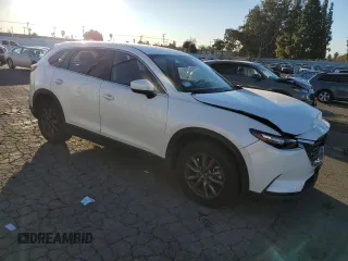 2022 Mazda CX-9 Sport with VIN JM3TCBBY1N0603329, listed as a Copart auction lot 88563065 with 54,687 mi miles and Salvage Title. Bid and sale history available at carsss.com. Image 4.