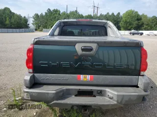 2002 Chevrolet Avalanche with VIN 3GNEK13T12G154265, listed as a Copart auction lot 62319654 with 248,189 mi miles and Clean Title. Bid and sale history available at carsss.com. Image 6.