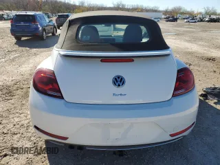 2018 Volkswagen Beetle S with VIN 3VW5DAAT7JM505022, listed as a Copart auction lot 80056374 with 45,473 mi miles and Salvage Title. Bid and sale history available at DreamBid. Image 6.