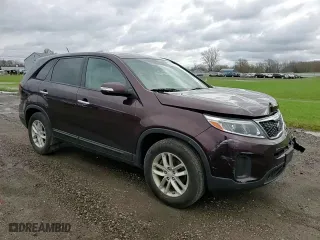 2015 Kia Sorento LX with VIN 5XYKT3A61FG629855, listed as a Copart auction lot 51664175 with 107,060 mi miles and Salvage Title. Bid and sale history available at carsss.com. Image 12.