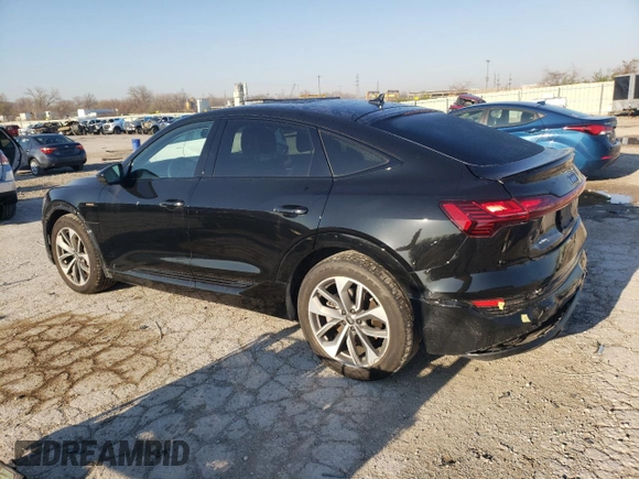 2021 Audi e-tron Sportback Premium Plus with VIN WA12AAGE9MB001276, listed as a Copart auction lot 47997464 with 35,672 mi miles and Salvage title. Bid and sale history available at DreamBid. Image 2.