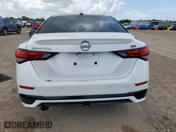 2024 Nissan Sentra SR with VIN 3N1AB8DVXRY372888, listed as a Copart auction lot 59983715 with 17,767 mi miles and Salvage title. Bid and sale history available at DreamBid. Image 6.