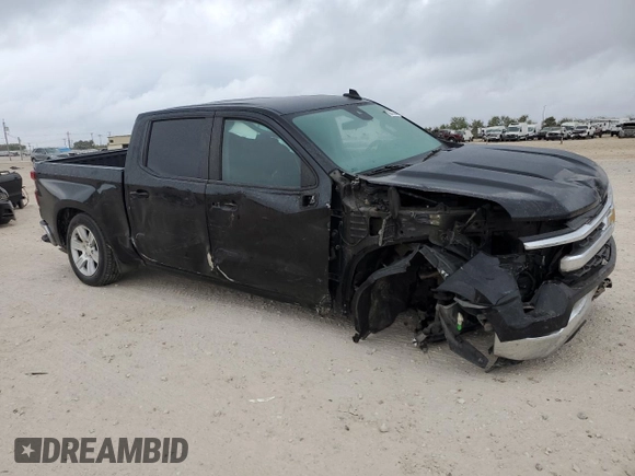 2022 Chevrolet Silverado 1500 LT with VIN 1GCPACEK3NZ571055, listed as a Copart auction lot 78841434 with 32,284 mi miles and Salvage Title. Bid and sale history available at carsss.com. Image 4.