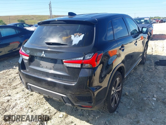 2020 Mitsubishi Outlander Sport ES 2.0 with VIN JA4AP3AU0LU004396, listed as a IAAI auction lot 41432297 with 79,753 mi miles. Bid and sale history available at carsss.com. Image 4.