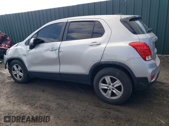 2020 Chevrolet Trax LS with VIN KL7CJKSB3LB039143, listed as a Copart auction lot 44405985 with 57,280 mi miles and Salvage Title. Bid and sale history available at carsss.com. Image 2.