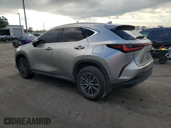 2022 Lexus NX with VIN 2T2GGCEZXNC010403, listed as a Copart auction lot 47100295 with 46,098 mi miles and Salvage Title. Bid and sale history available at carsss.com. Image 2.