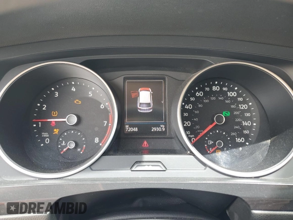 2020 Volkswagen Tiguan S with VIN 3VV1B7AX5LM176421, listed as a Copart auction lot 57229715 with 72,048 mi miles and Salvage title. Bid and sale history available at DreamBid. Image 9.