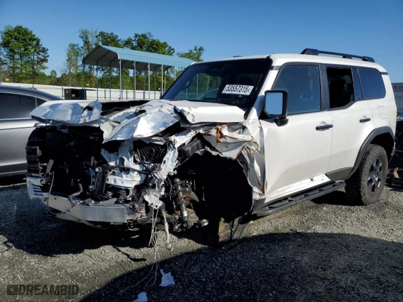 2024 Lexus GX with VIN JTJTBCDX2R5003799, listed as a Copart auction lot 53557315 with 736 mi miles and Salvage Title. Bid and sale history available at carsss.com. Image 1.
