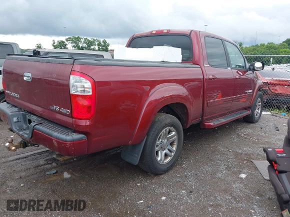 2005 Toyota Tundra Limited with VIN 5TBDT48145S483700, listed as a IAAI auction lot 42266915 with 205,150 mi miles and . Bid and sale history available at DreamBid. Image 4.
