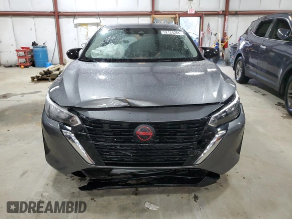 2024 Nissan Sentra SV with VIN 3N1AB8CV6RY274118, listed as a Copart auction lot 52124285 with 34,370 mi miles and Salvage Title. Bid and sale history available at carsss.com. Image 5.