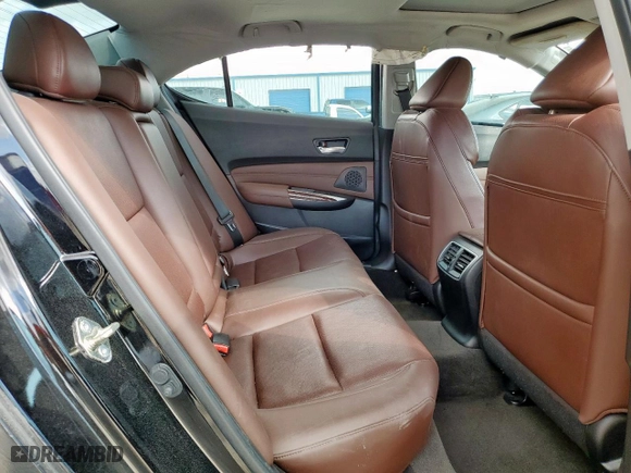 2015 Acura TLX V6 Tech with VIN 19UUB2F5XFA020609, listed as a Copart auction lot 50927675 with 158,078 mi miles and Salvage Title. Bid and sale history available at carsss.com. Image 10.