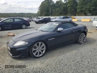 2013 Jaguar XK with VIN SAJWA4GB2DLB49024, listed as a Copart auction lot 72409694 with 67,466 mi miles and Salvage Title. Bid and sale history available at carsss.com. Image 1.