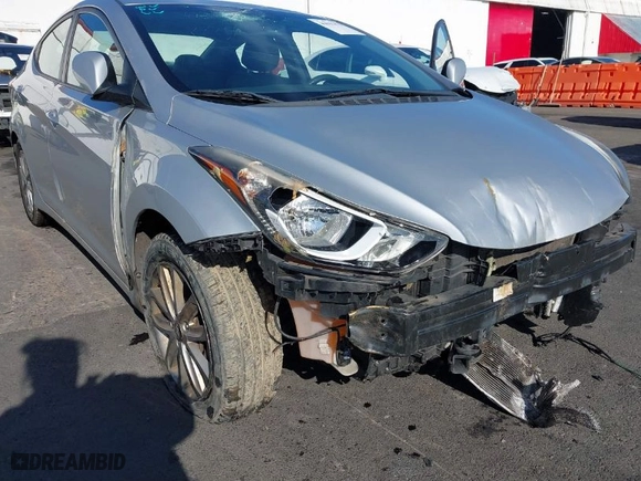 2014 Hyundai Elantra Limited with VIN 5NPDH4AEXEH495118, listed as a IAAI auction lot 40694475 with 61,127 mi miles. Bid and sale history available at carsss.com. Image 6.