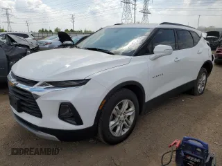 2020 Chevrolet Blazer LT with VIN 3GNKBCR46LS690805, listed as a Copart auction lot 56570235 with 52,451 mi miles and Salvage title. Bid and sale history available at DreamBid. Image 1.