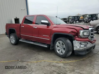 2018 GMC Sierra 1500 SLT z VIN 3GTU2NEC7JG198150, wystawiony jako Copart lot #83103454 z przebiegiem 84 450 mil mil oraz Nie do naprawy • Non repairable. Historia ofert i sprzedaży dostępna na DreamBid. Obrazek 4.