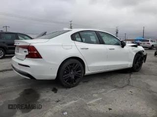 2024 Volvo S60 Plus Black Edition with VIN 7JRL12TH2RG313063, listed as a Copart auction lot 51100855 with 26,029 mi miles and Salvage title. Bid and sale history available at DreamBid. Image 3.