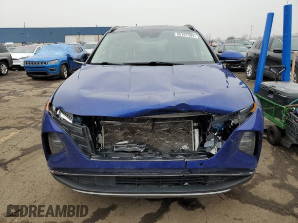 2022 Hyundai Tucson Limited with VIN 5NMJE3AE4NH075714, listed as a Copart auction lot 85157594 with 112,081 mi miles and Salvage Title. Bid and sale history available at carsss.com. Image 5.