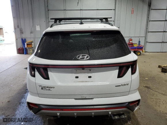 2024 Hyundai Tucson Hybrid N Line with VIN KM8JFCD1XRU159312, listed as a Copart auction lot 82480174 with 0 mi miles and Salvage Title. Bid and sale history available at carsss.com. Image 6.