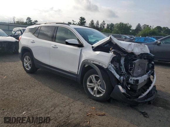2019 GMC Terrain SLE with VIN 3GKALTEV9KL195267, listed as a Copart auction lot 64385625 with 60,331 mi miles and Salvage title. Bid and sale history available at DreamBid. Image 4.