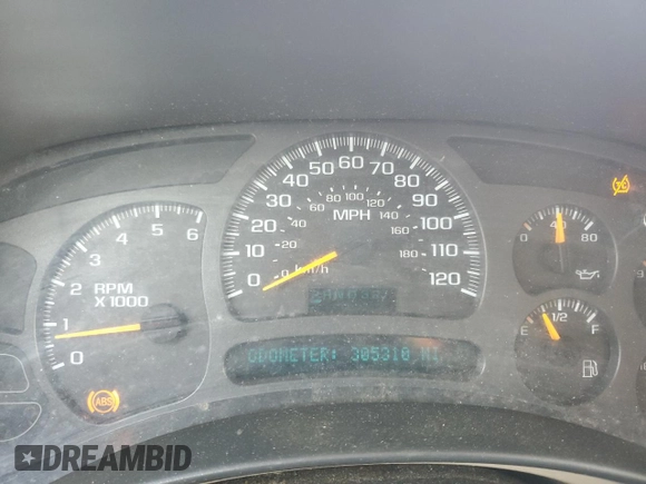 2004 Chevrolet Tahoe LT with VIN 1GNEC13Z04J182593, listed as a Copart auction lot 51489455 with 305,310 mi miles and Salvage title. Bid and sale history available at DreamBid. Image 9.