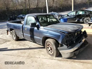 2005 Chevrolet Silverado 1500 Work Truck with VIN 1GCEC14X35Z298508, listed as a Copart auction lot 45917835 with 0 mi miles and Salvage Title. Bid and sale history available at carsss.com. Image 4.