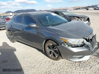 2021 Nissan Sentra SV with VIN 3N1AB8CV1MY257624, listed as a IAAI auction lot 41392912 with 48,797 mi miles. Bid and sale history available at carsss.com. Image 13.