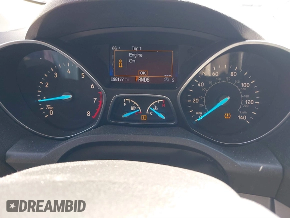 2017 Ford Escape SE with VIN 1FMCU0G96HUC52969, listed as a IAAI auction lot 41848379 with 98,177 mi miles. Bid and sale history available at carsss.com. Image 7.