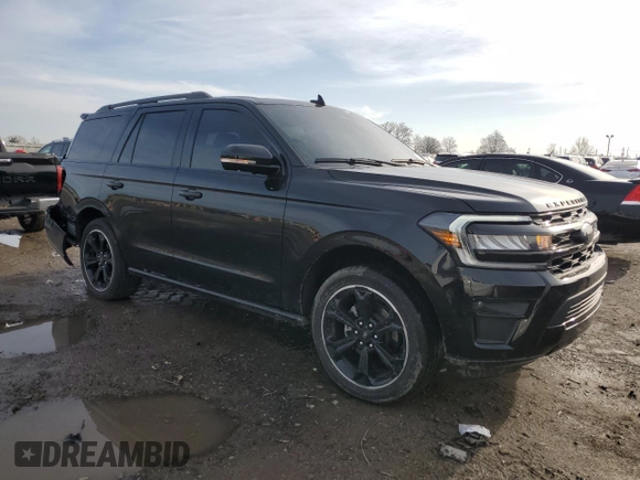 2024 Ford Expedition Limited with VIN 1FMJU2A8XREA52255, listed as a Copart auction lot 50864665 with Not provided miles and Salvage title. Bid and sale history available at DreamBid. Image 4.