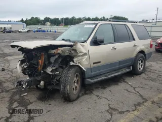 2007 Ford Expedition XLT z VIN 1FMFU16547LA08405, wystawiony jako Copart lot #64445275 z przebiegiem Nie podano mil oraz Szkoda całkowita • Salvage title. Historia ofert i sprzedaży dostępna na DreamBid. Obrazek 1.