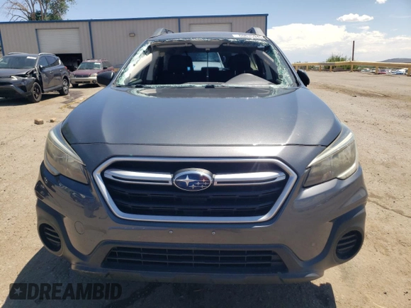 2018 Subaru Outback with VIN 4S4BSAAC5J3334795, listed as a Copart auction lot 60635945 with 53,700 mi miles and Salvage title. Bid and sale history available at DreamBid. Image 5.