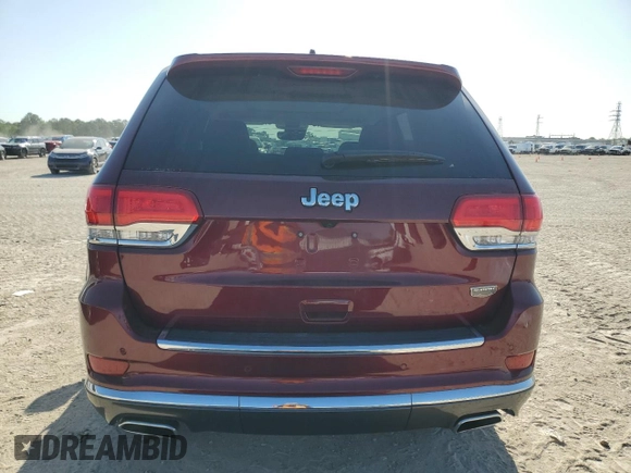 2018 Jeep Grand Cherokee Summit with VIN 1C4RJEJG2JC205073, listed as a Copart auction lot 52684975 with 29,655 mi miles and Salvage title. Bid and sale history available at DreamBid. Image 6.