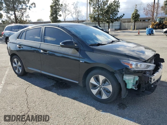 2019 Hyundai Ioniq with VIN KMHC75LH6KU044387, listed as a Copart auction lot 48553905 with 53,533 mi miles and Salvage Title. Bid and sale history available at DreamBid. Image 4.
