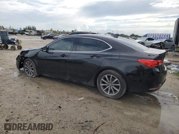 2019 Acura TLX with VIN 19UUB1F34KA003839, listed as a Copart auction lot 46696995 with 0 mi miles and Non Repairable. Bid and sale history available at carsss.com. Image 2.