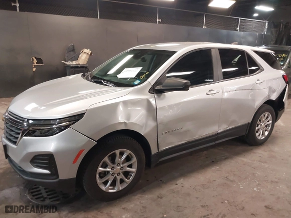 2022 Chevrolet Equinox LS with VIN 3GNAXSEV1NS171962, listed as a IAAI auction lot 40991473 with 69,667 mi miles. Bid and sale history available at carsss.com. Image 6.