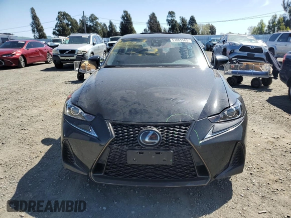 2020 Lexus IS with VIN JTHGA1D21L5103768, listed as a Copart auction lot 51865585 with 25,972 mi miles and Salvage Title. Bid and sale history available at carsss.com. Image 5.
