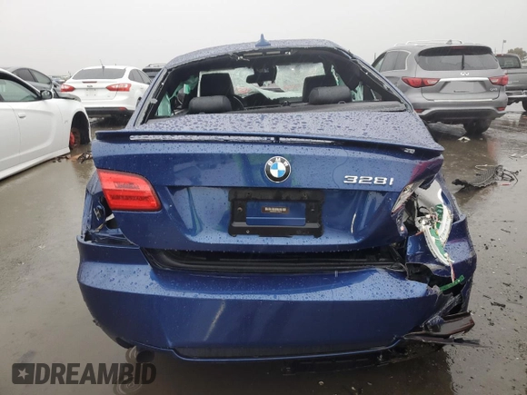 2013 BMW 3 Series 328i xDrive with VIN WBAKF3C50DJ058123, listed as a Copart auction lot 43720945 with 0 mi miles and Salvage Title. Bid and sale history available at carsss.com. Image 6.