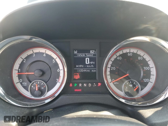 2011 Dodge Grand Caravan R/T with VIN 2D4RN7DG4BR742423, listed as a Copart auction lot 64346604 with 110,544 mi miles and Clean Title. Bid and sale history available at DreamBid. Image 9.