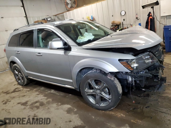2015 Dodge Journey Crossroad with VIN 3C4PDDGG8FT688998, listed as a Copart auction lot 50796905 with Not Provided miles and Salvage Title. Bid and sale history available at carsss.com. Image 4.
